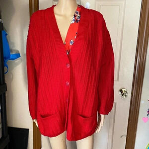 Vintage American Weekend Sweater/Cardigan Women Size M